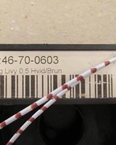 Cable Livy 0.5 White/Brown